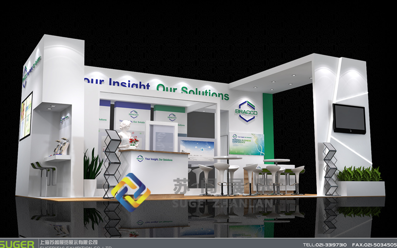 醫(yī)藥展—博萊科藥業(yè)展臺設(shè)計